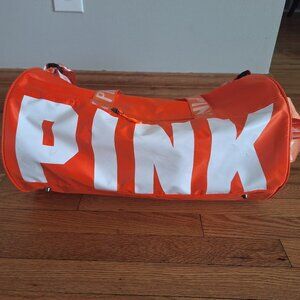 Unisex Multifunction Water Resistant Gym Travel Bag Duffle Orange PINK print